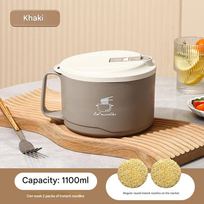 Stylish stainless steel bowl perfect for dorm life