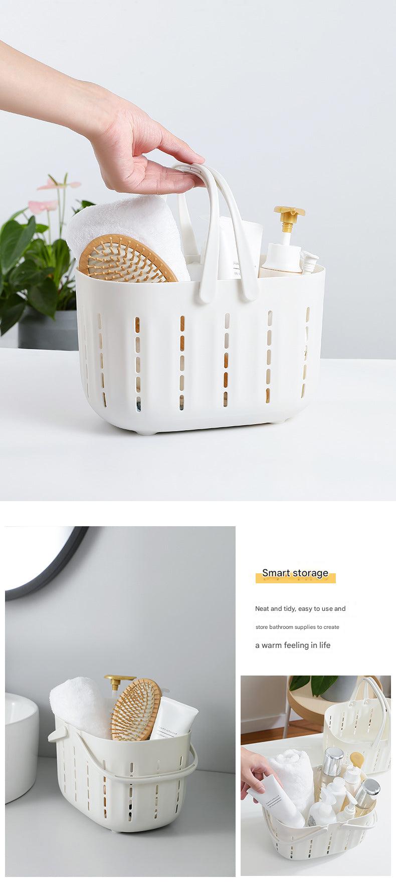 plastic storage basket with quick drainage