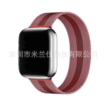 Premium Metal Milanese Loop Band for Apple Watch Series 1-9 & SE - Stylish, Adjustable & Breathable | Multiple Colors Available