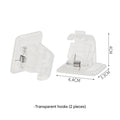 Transparent Hooks [2 Pack]