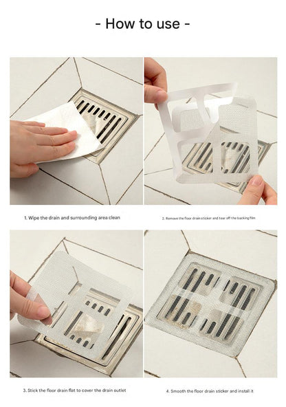 Easy to install disposable filter mat