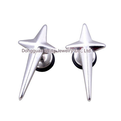 Durable titanium steel earrings for everyday fashion