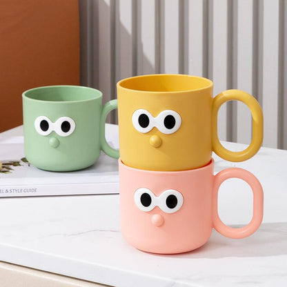 Colorful Toothbrush Rinse Cups for Couples