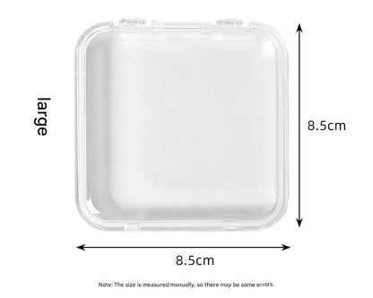 Dustproof storage box for badges
