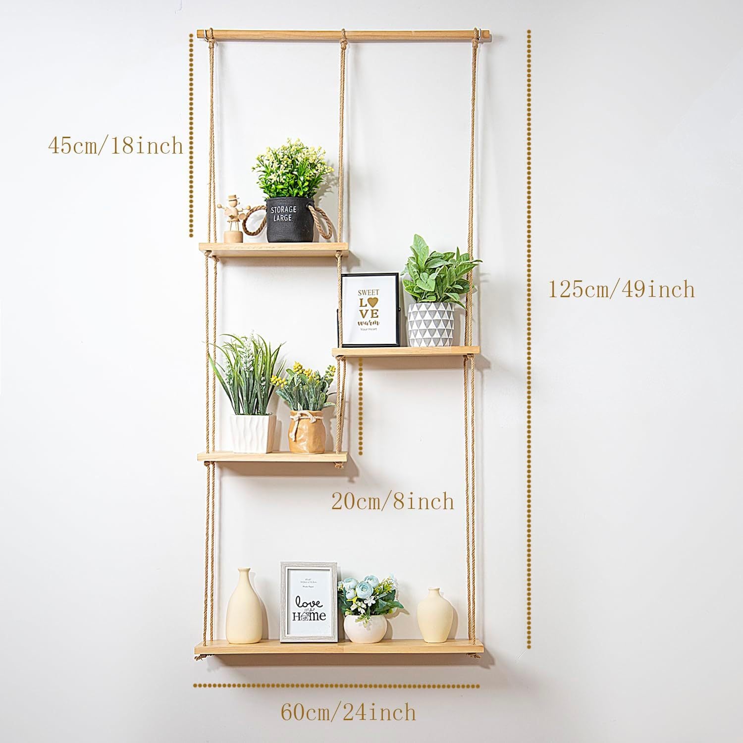 Storage Rack with Plants Image 2