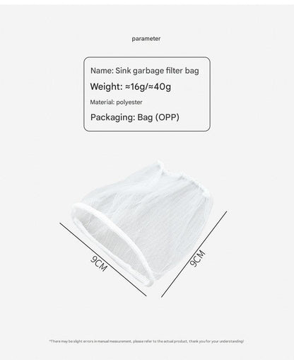 Set of disposable kitchen sink filters displayed - image 6