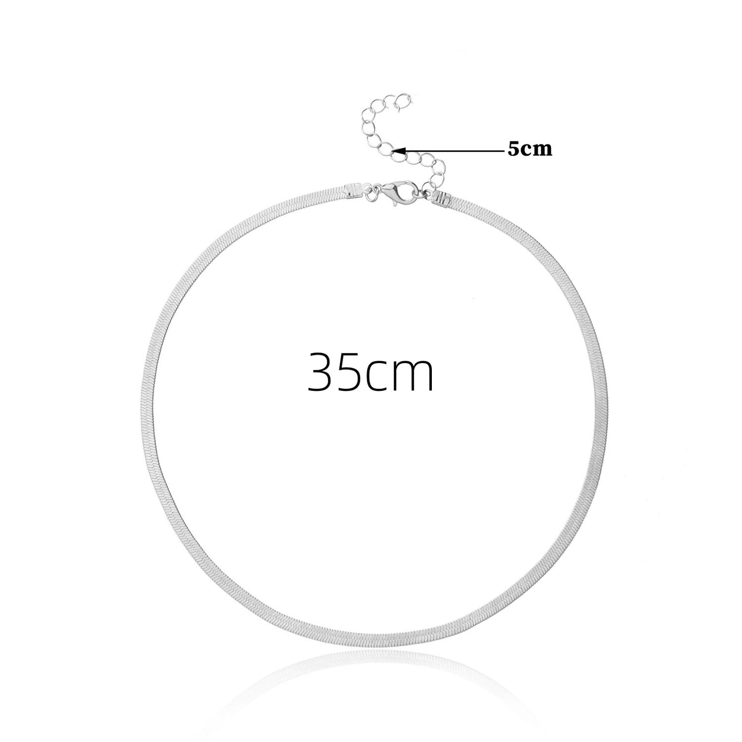 Adjustable Length Choker Necklace Display Image 6