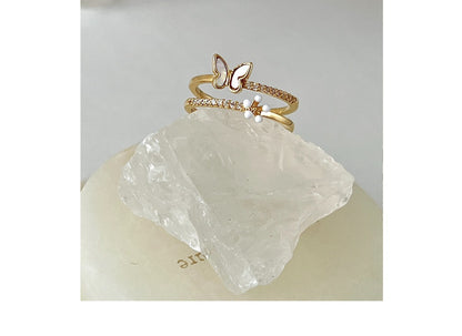 Beautifully designed vintage butterfly ring - image 5