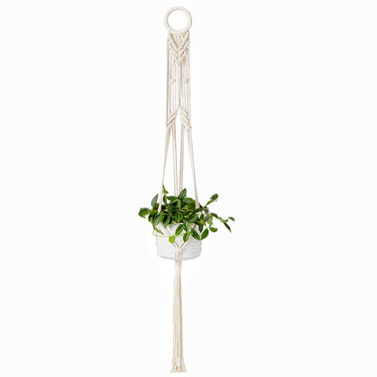 Beautiful cotton rope plant basket - image 8