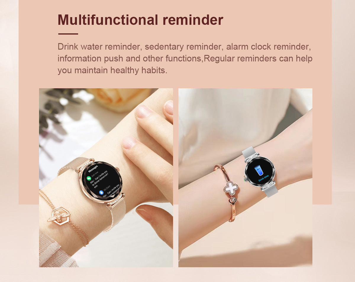 Bluetooth calling sports wristband in gold