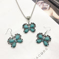 E4+X4 Butterfly (Earring Necklace Set)