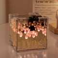 10 Pink Cube Tulips