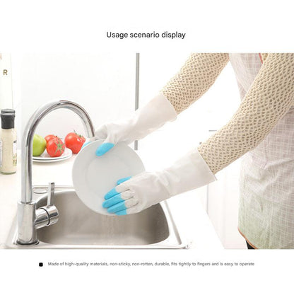 Flexible dishwashing gloves for cleaning