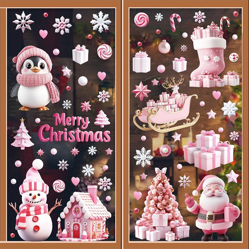 durable Christmas window decals