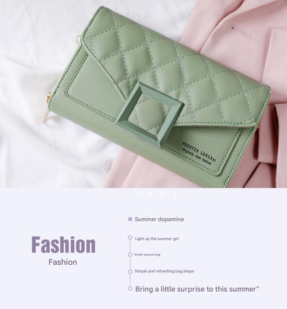quilted mini shoulder bag khaki