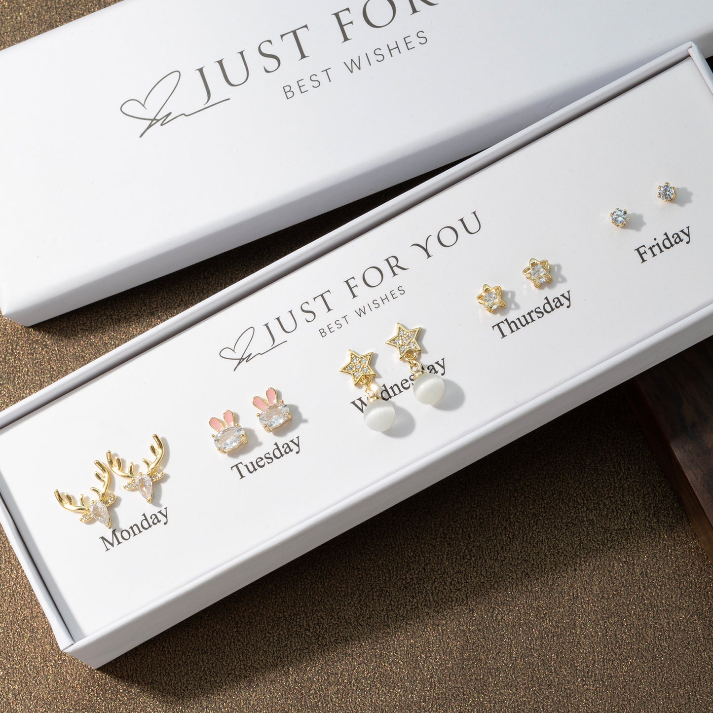 elegant gift box earrings image 8