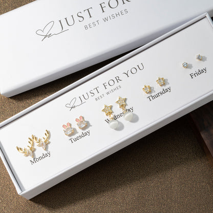 elegant gift box earrings image 8