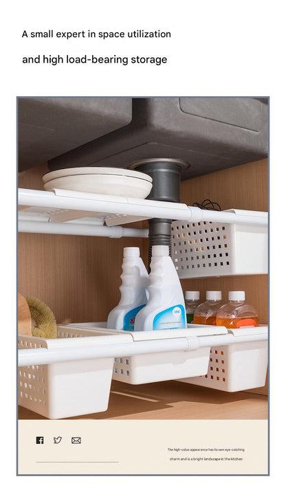 Expandable storage for versatile home use