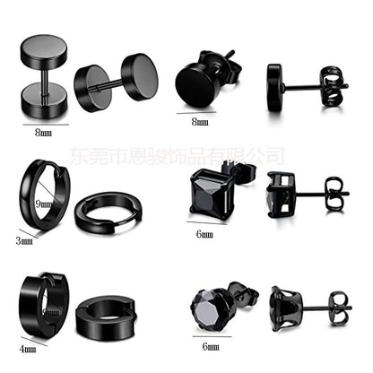 Cross design stainless steel earring - image 2