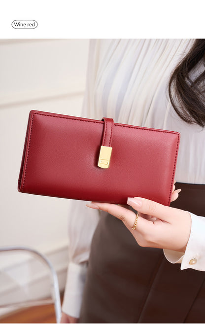 RFID-blocking women's wallet in black