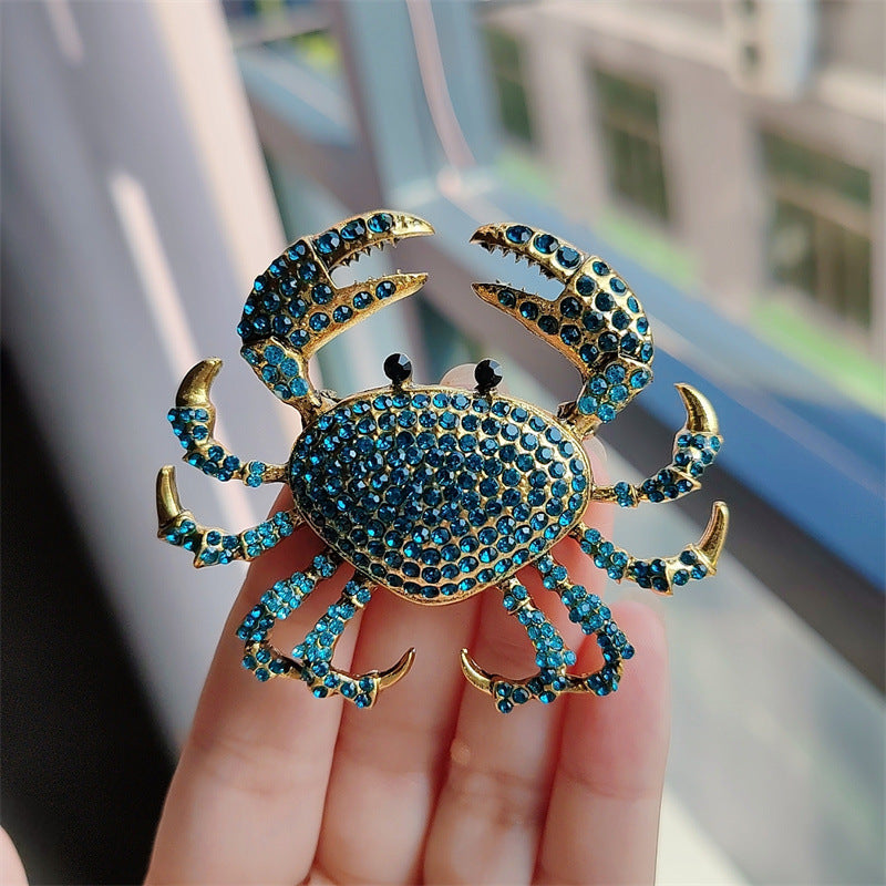 Stylish Alloy Crab Brooch 8