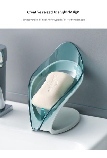 Water-Saving Leaf Soap Holder Image 1