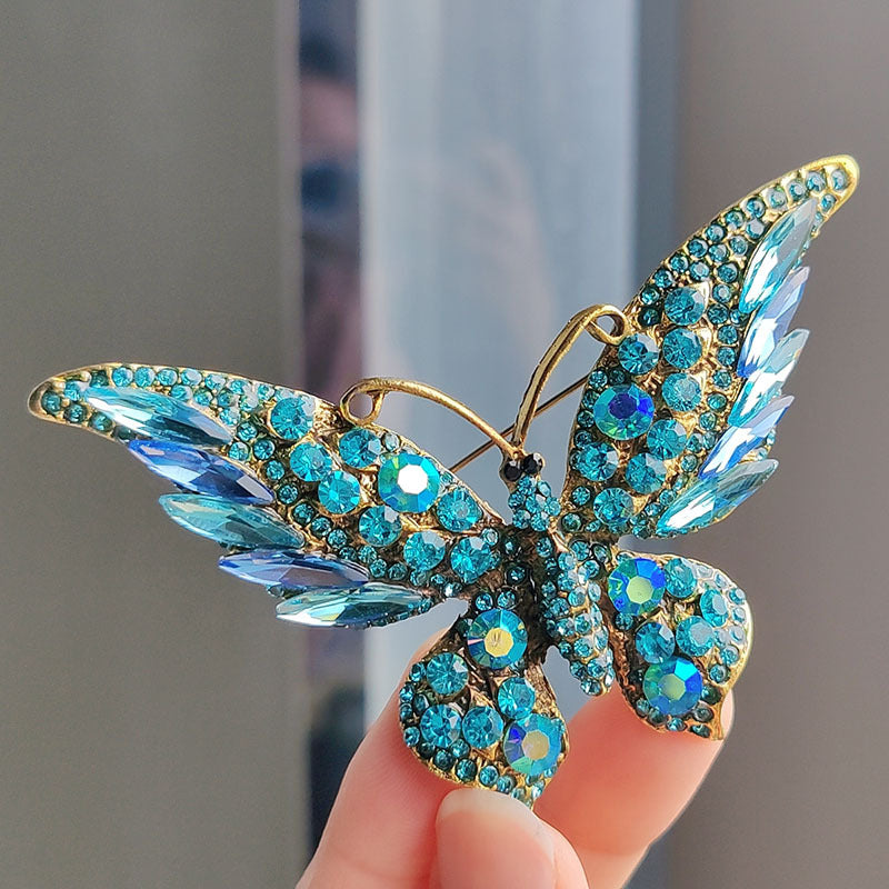 Chic Scarf Clip Butterfly Brooch Image 4