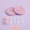 Pink shoelaces