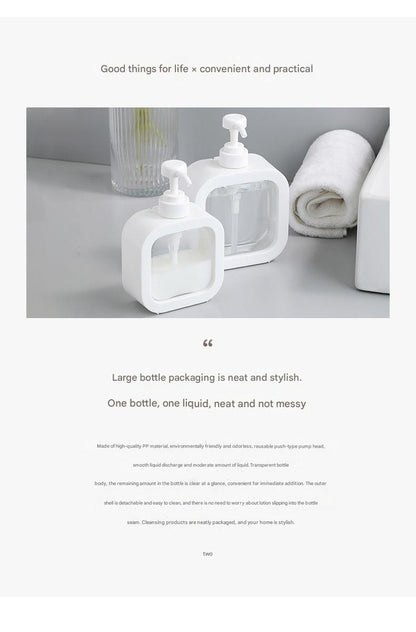 Press pump bottle for shampoo 300ML