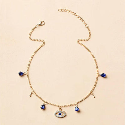 Gold-Plated Evil Eye Necklace Image 8