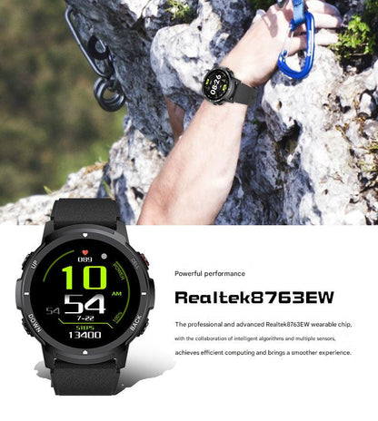 S52 smartwatch with aluminum case design