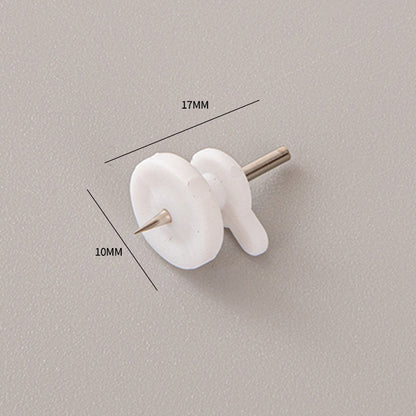 Durable plastic hooks for picture frames