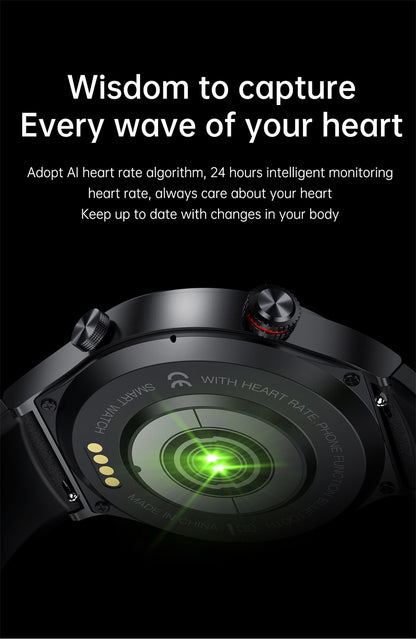 Smartwatch with heart rate monitoring