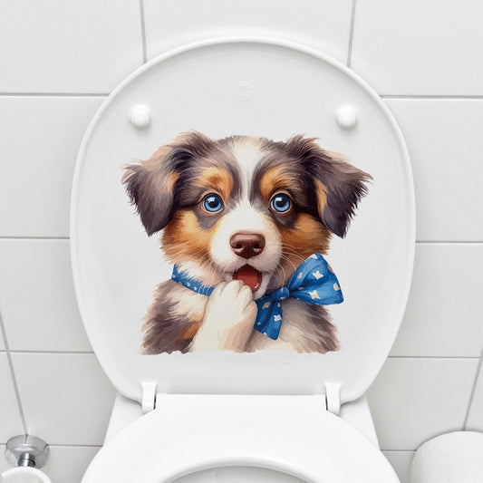 Cute dog cow wall sticker design 10
