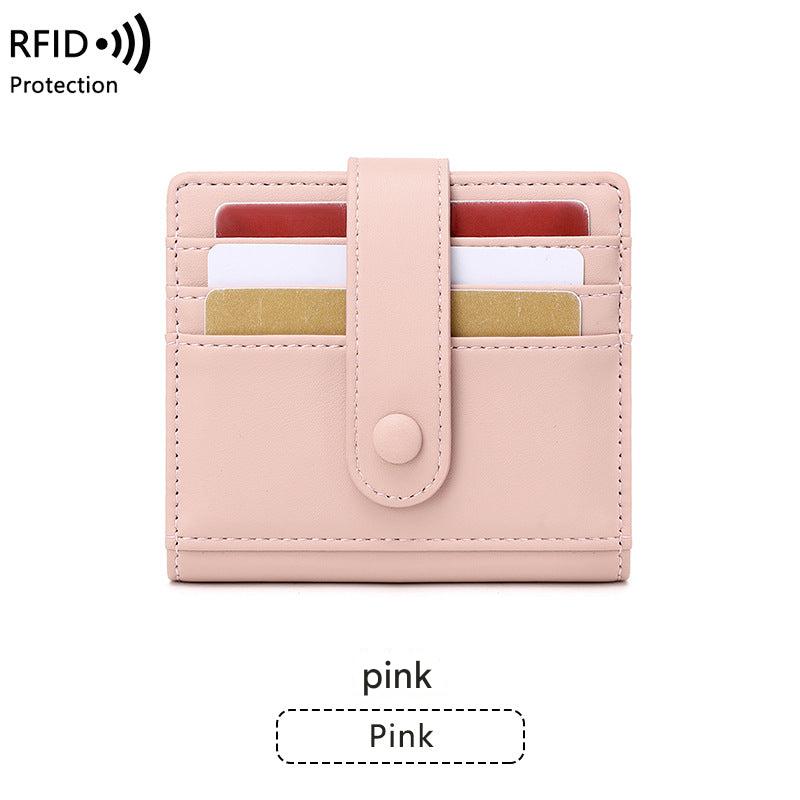 multiple colored wallets displayed together