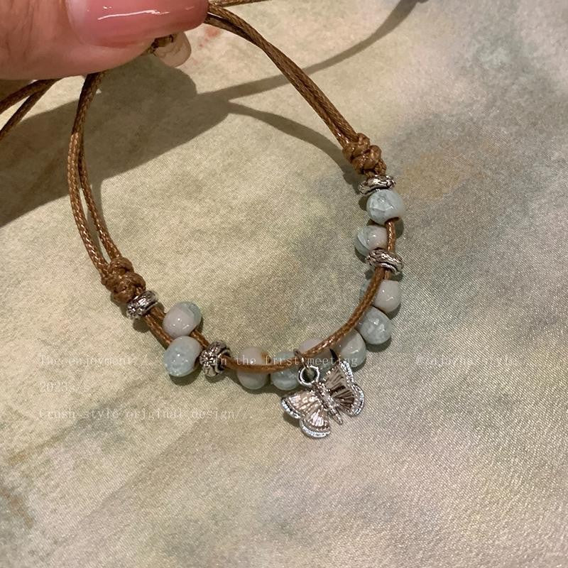 Elegant Vintage Beaded Bracelet showcased elegantly