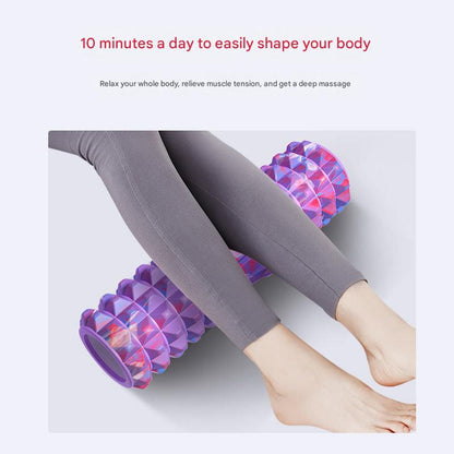 Portable 45cm foam roller for fitness