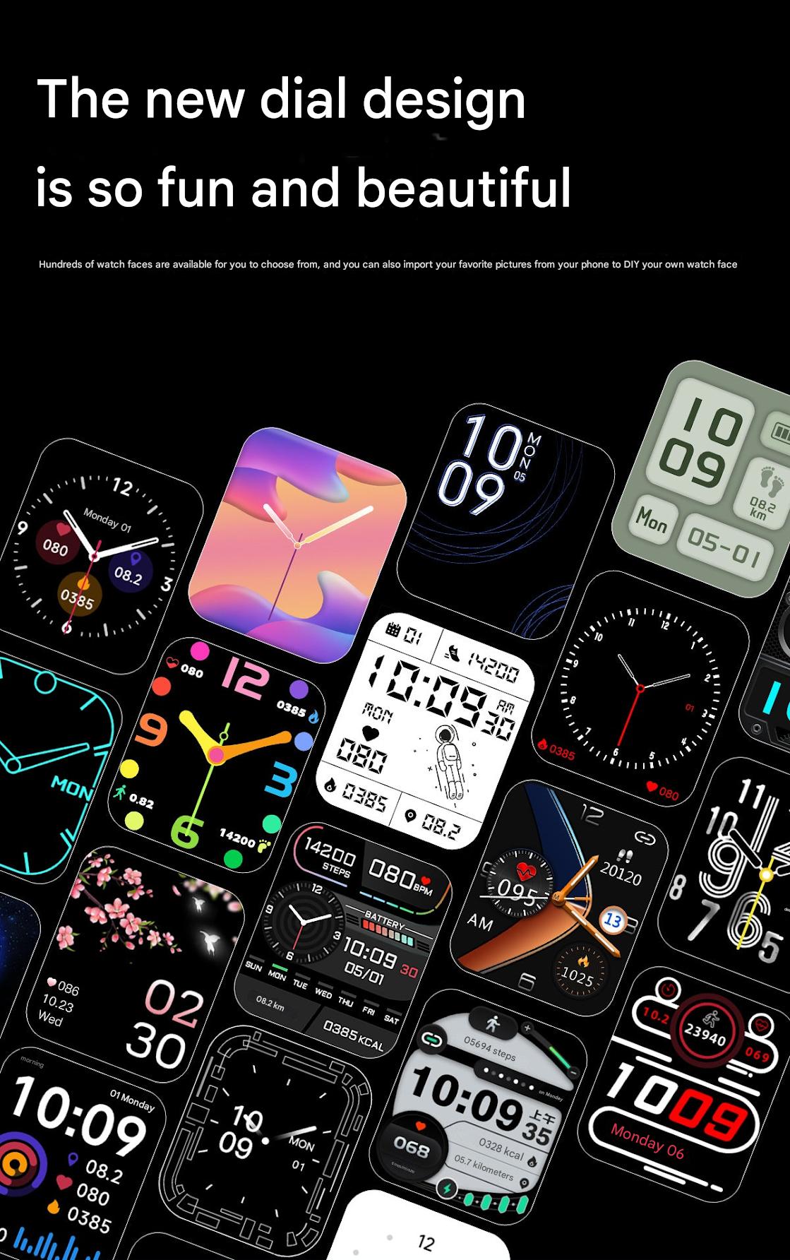 F57L Smartwatch with wireless call features