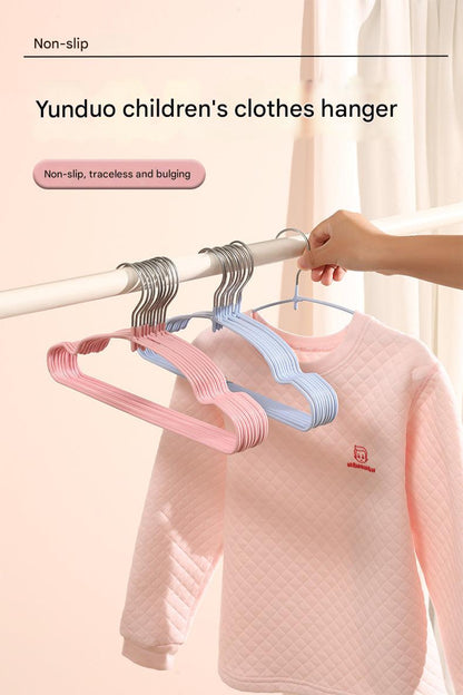 Stylish no-slip hangers for toddler's outfits