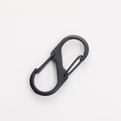 Quick-release mechanism keychain clip