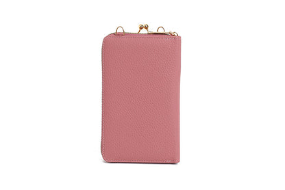 Stylish Mini Women's Phone Wallet Bag - Open