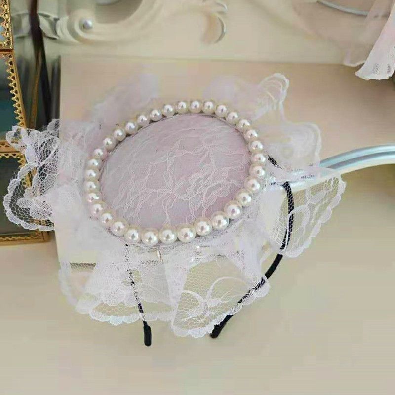 Creamy White Lace Hat Image 8