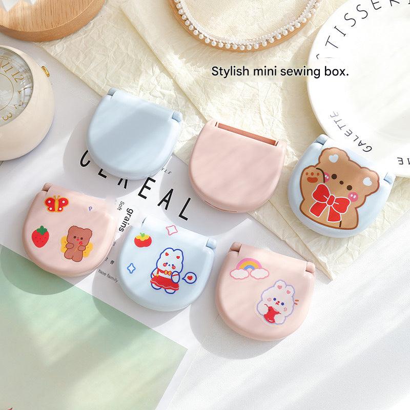 Mini sewing kit blue color