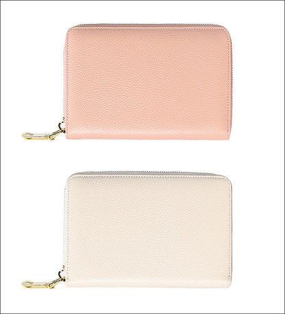 RFID blocking leather wallet in black color