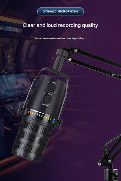 MV7 dynamic microphone kit front view