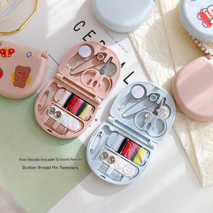 Portable sewing box for travel