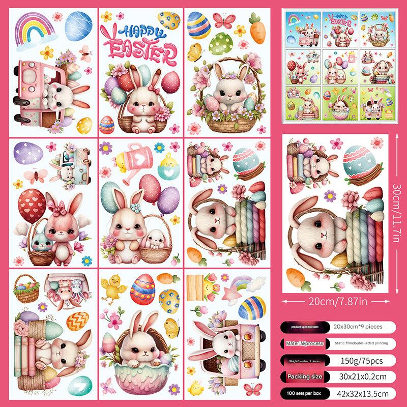 Easter Bunny window sticker design 6