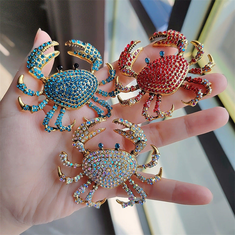 Stylish Alloy Crab Brooch 9
