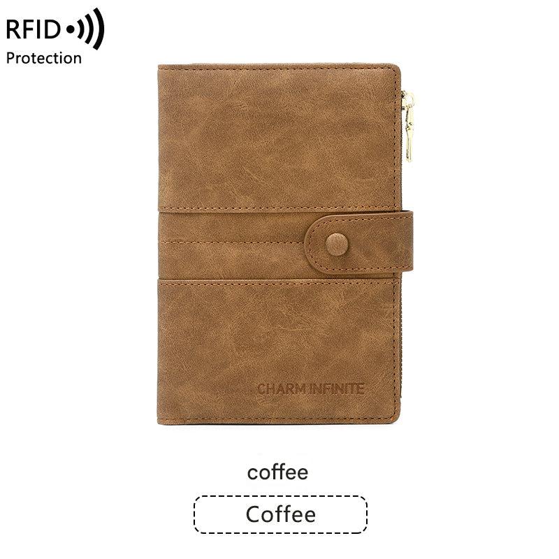RFID passport holder in orange