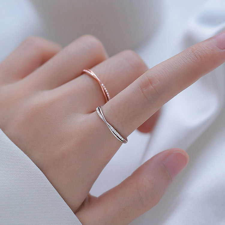 Elegant ring with rhinestones - Image 7